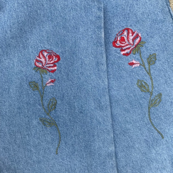 Vintage Jeans Vintage Embroidered Jeans Blue Jeans Mujer - Picture 4 of 12